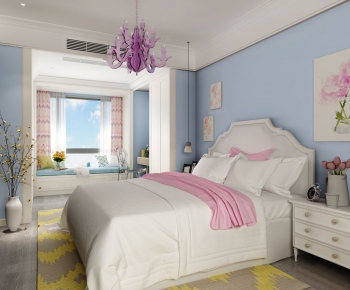 Modern American Style Bedroom-ID:516063333