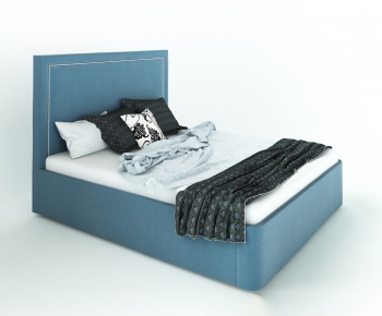 Modern Double Bed-ID:904574577