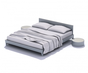 Modern Double Bed-ID:922325898