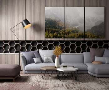 Modern A Living Room-ID:747802565