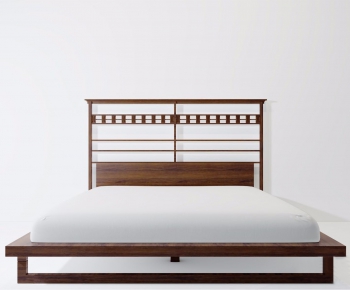 New Chinese Style Double Bed-ID:192319922