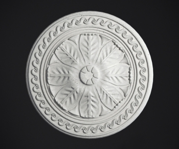 European Style Plaster Carved Top Plate-ID:453738793