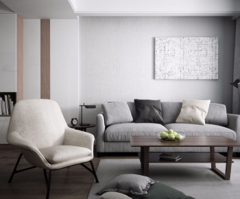 Nordic Style Sofa Combination-ID:448289632
