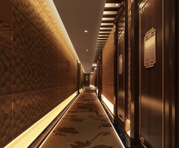 Modern Corridor Elevator Hall-ID:813060387