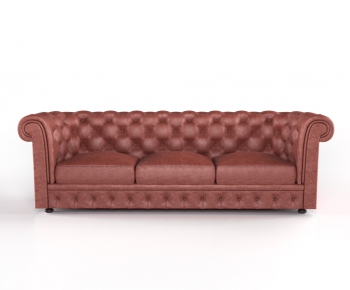 European Style Three-seat Sofa-ID:808362563