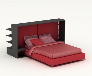 Modern Double Bed-ID:351858989