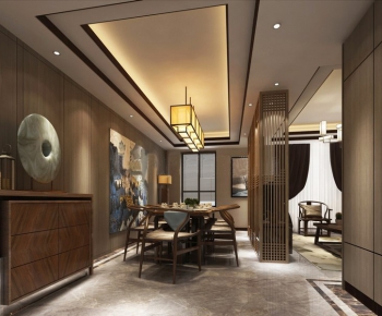 New Chinese Style Dining Room-ID:212270214