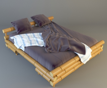 Modern Double Bed-ID:219594399