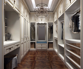 French Style Clothes Storage Area-ID:190273572