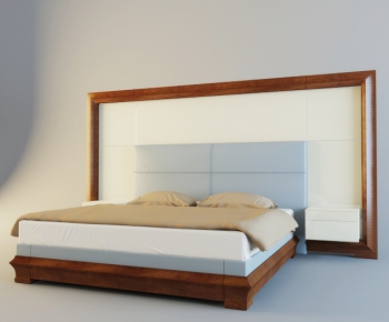 Modern Double Bed-ID:798200479