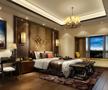 New Chinese Style Bedroom-ID:289507863