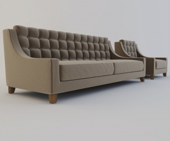 Simple European Style A Sofa For Two-ID:375102971