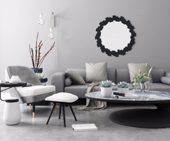 Modern Nordic Style Sofa Combination-ID:588122579