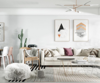 Nordic Style A Living Room-ID:254912519