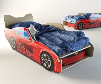 Modern Child's Bed-ID:512859381