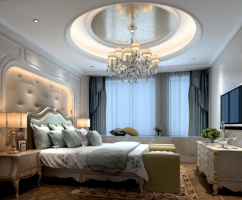 Simple European Style Bedroom-ID:240519973