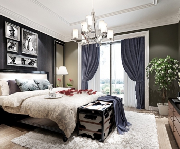 Simple European Style Bedroom-ID:234066458