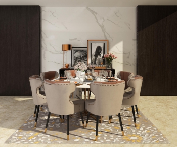 Modern Dining Table And Chairs-ID:157791763