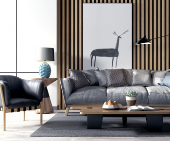 Nordic Style Sofa Combination-ID:749222726