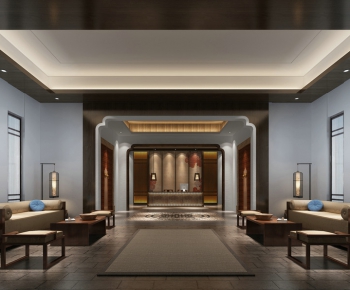 New Chinese Style Lobby Hall-ID:959368885