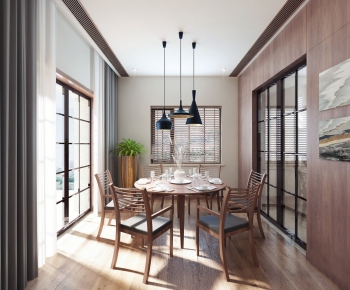 Modern Nordic Style Dining Room-ID:793532886