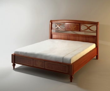 European Style Double Bed-ID:834286994