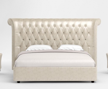 European Style Double Bed-ID:769112545