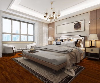 New Chinese Style Bedroom-ID:821304748