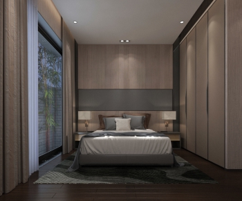 Modern Hong Kong Style Bedroom-ID:410826529