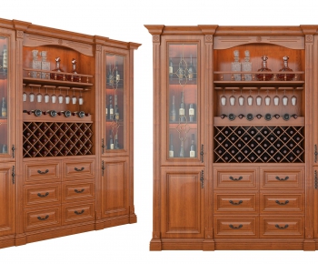American Style Wine Cabinet-ID:423749758