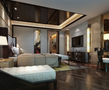 New Chinese Style Bedroom-ID:568472146