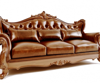 European Style Three-seat Sofa-ID:280303485