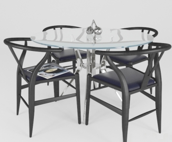 Modern Dining Table And Chairs-ID:372206834