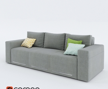 Modern Three-seat Sofa-ID:460913883
