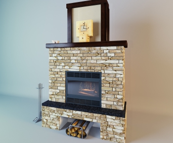 Idyllic Style Country Style Fireplace-ID:926801584