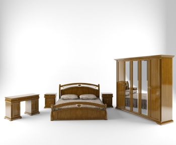 European Style Double Bed-ID:215812183