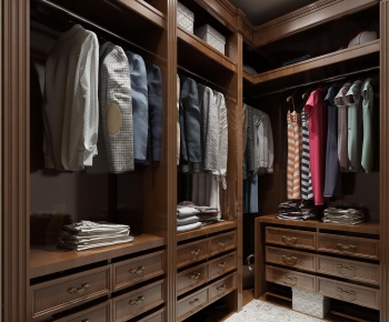 American Style Clothes Storage Area-ID:502838821