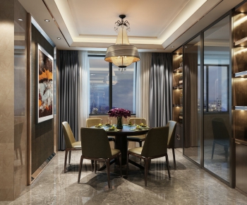Modern Hong Kong Style Dining Room-ID:846559954