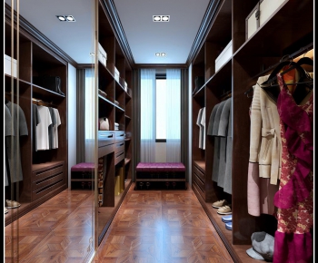 Modern Simple European Style Clothes Storage Area-ID:117444955