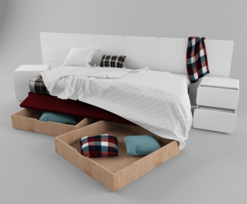 Modern Double Bed-ID:453061937