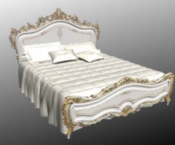 European Style Double Bed-ID:117746711