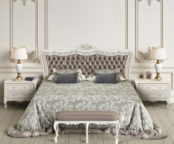 European Style Double Bed-ID:817697689
