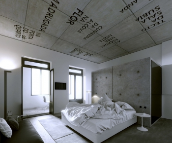 Industrial Style Bedroom-ID:565928113