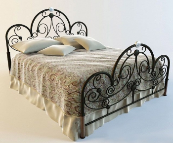 European Style Double Bed-ID:635900645