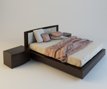 Modern Double Bed-ID:771782773