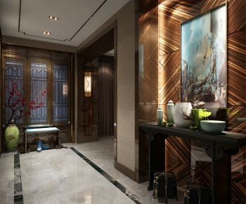 New Chinese Style Hallway-ID:328641678