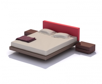 Modern Double Bed-ID:218033339