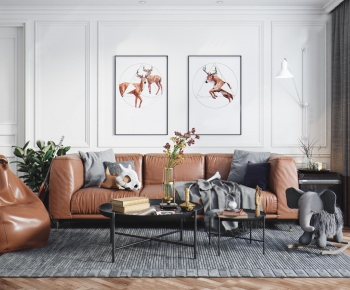 Nordic Style Sofa Combination-ID:610486824
