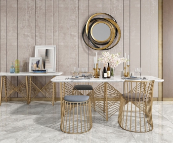 Modern Dining Table And Chairs-ID:522833633