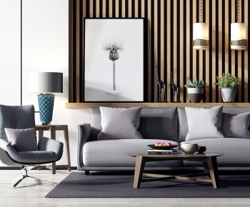 Modern Nordic Style Sofa Combination-ID:340287962